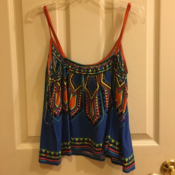 Flying Tomato Colorful Patterned Crop Tank - Picture 2 of 2